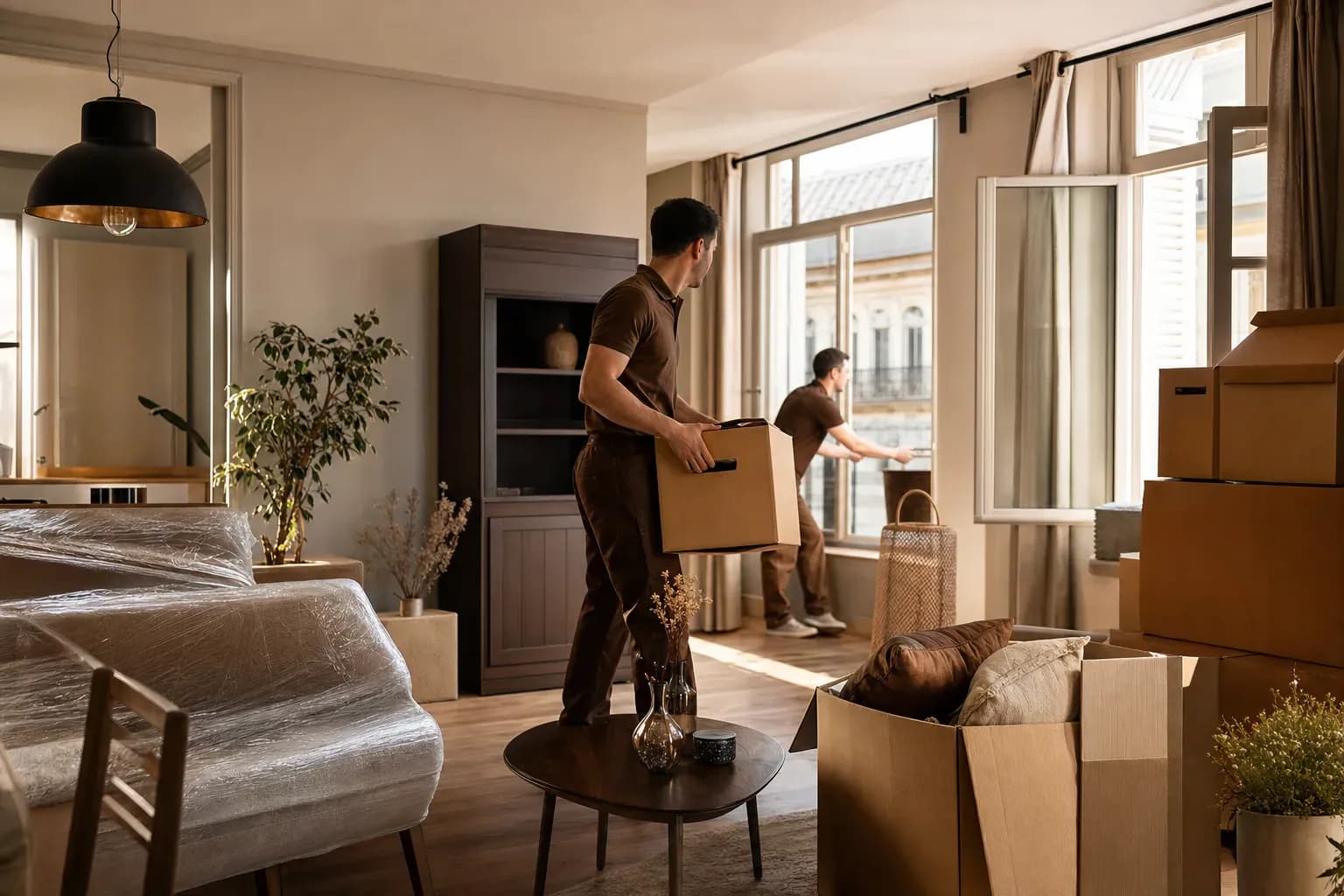 Illustration du préavis de départ d'un logement au moment de préparer son déménagement